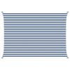 vidaXL Voile d'ombre Bleu et Blanc 5 &times; 3,5 m 100 % polyester Oxford
