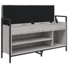 vidaXL Banc &agrave; chaussures sonoma gris 105,5x32x57,5cm bois d'ing&eacute;nierie