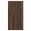 vidaXL Commode d'angle chêne marron 40x41x76 cm bois d'ingénierie