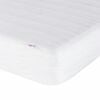 vidaXL Lit avec matelas Hvar taupe 200x200 cm tissu