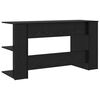 vidaXL Bureau Autre Ch&ecirc;ne noir 140 x 50 x 75 cm Bois d'ing&eacute;nierie