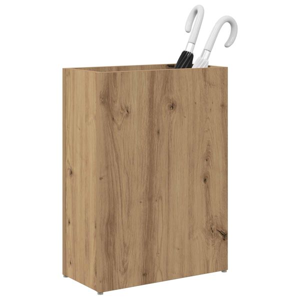 vidaXL Porte-parapluie avec stockage Ch&ecirc;ne artisanal 40 x 20 x 55,5 cm