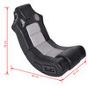 vidaXL Fauteuil &agrave; bascule &agrave; enceinte Noir et gris Similicuir