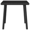 VidaXL Table basse de jardin rectangulaire noir 40x40x37 cm rotin