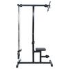 vidaXL Appareil de tirage vertical Noir 110 x 70 x 187 cm