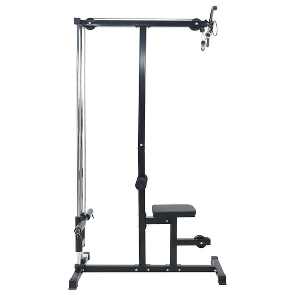 vidaXL Appareil de tirage vertical Noir 110 x 70 x 187 cm