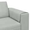 vidaXL Canap&eacute; de salon 3 pcs Gris clair