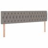 vidaXL Lit avec rangement et matelas avec matelas Taupe 160 x 200 cm