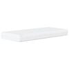 vidaXL Lit avec matelas bleu 90x200 cm velours