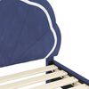 vidaXL Cadre de lit pour enfants avec t&ecirc;te de lit Bleu police