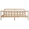 vidaXL Cadre de lit sans matelas 200x200 cm bois massif de pin