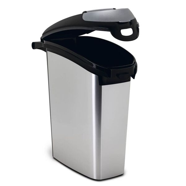 Curver R&eacute;cipient d'aliments pour animaux 10 kg 23 L Argent&eacute;