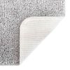 vidaXL Tapis de bain antidérapant avec découpe pour toilette Gris