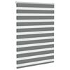 vidaXL Store z&egrave;bre gris fonc&eacute; largeur du tissu 95,9 cm polyester