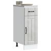 vidaXL Armoire de cuisine Lucca gris b&eacute;ton bois ing&eacute;nierie