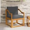 vidaXL Canap&eacute; d&rsquo;ext&eacute;rieur Bois d'acacia massif et polyester Naturel