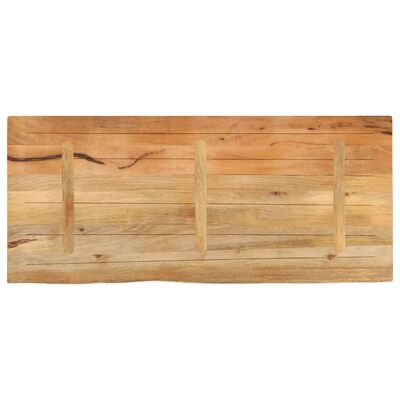 vidaXL Dessus de table à bord vivant 140x60x2,5cm bois massif manguier