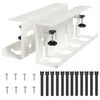 vidaXL Plateau de gestion de c&acirc;bles sous le bureau 2 pc Blanc