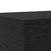 vidaXL Tiroirs de lit avec tiroir Ch&ecirc;ne noir 200 x 36,5 x 16,5 cm