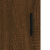 vidaXL Armoires murales 2 pcs ch&ecirc;ne marron bois d'ing&eacute;nierie