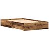 vidaXL Cadre de lit Bois Ancien 120 x 200 cm Bois d'ing&eacute;nierie