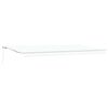 vidaXL Auvent r&eacute;tractable Blanc 600 &times; 350 cm Polyester et Aluminium