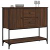 vidaXL Buffet ch&ecirc;ne marron 100x36x85 cm bois d'ing&eacute;nierie