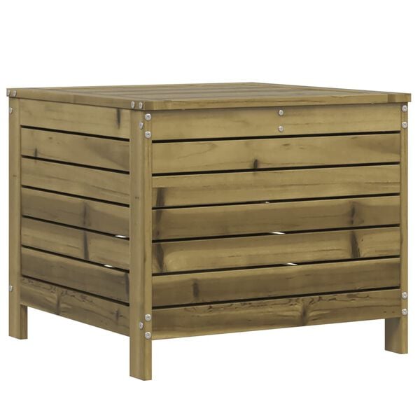 vidaXL Repose-pied de jardin 62x63,5x53,5 cm bois de pin impr&eacute;gn&eacute;