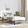 vidaXL Cadre de lit sans matelas ch&ecirc;ne sonoma 90x200 cm