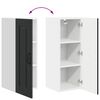 vidaXL Armoire de cuisine avec stockage Kalmar Noir 30 x 31 x 80 cm