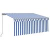 vidaXL Store banne manuel avec LED solaire 3,5 x 2,5 m