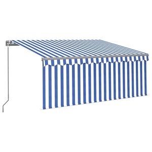 vidaXL Store banne manuel avec LED solaire 3,5 x 2,5 m