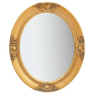 vidaXL Miroir mural style baroque 50x60 cm Dor&eacute;