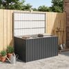 vidaXL Bo&icirc;te de rangement de jardin Anthracite 171x99x93 cm