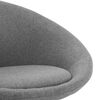 vidaXL Chaises pivotantes &agrave; manger lot de 6 gris clair tissu