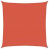 vidaXL Voile d'ombrage 160 g/m&sup2; Terre cuite 7x7 m PEHD