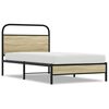 vidaXL Cadre de lit sans matelas 90x190cm ch&ecirc;ne sonoma bois ing&eacute;nierie