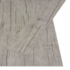 vidaXL Planches de Sol Autocollantes 32 pcs Ch&ecirc;ne Lav&eacute; 4,46 m&sup2; PVC