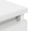 vidaXL Meuble TV blanc 80x35x54 cm bois d'ing&eacute;nierie