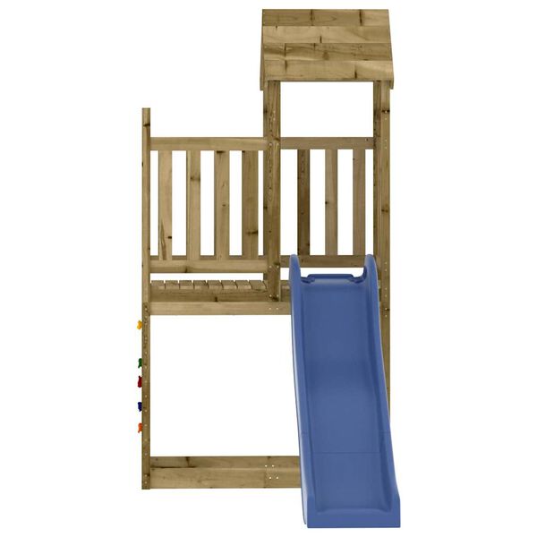 vidaXL Aire de jeux d'ext&eacute;rieur bois de pin impr&eacute;gn&eacute;