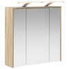 vidaXL Armoire Miroir de Salle de Bain Ch&ecirc;ne Sonoma