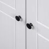 vidaXL Garde-robe Blanc 80x50x171,5 cm Pin massif Assortiment Panama