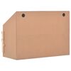 vidaXL Pondoir 3 compartiments 93x40x65 cm bois de pin massif
