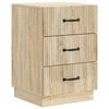 vidaXL Cabinet de chevet Ch&ecirc;ne Sonoma 43 x 41 x 63,5 cm