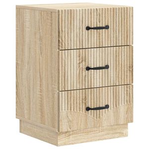 vidaXL Cabinet de chevet Ch&ecirc;ne Sonoma 43 x 41 x 63,5 cm