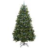 vidaXL Sapin de Noël artificiel avec 300 LED Vert 240 cm PVC et métal
