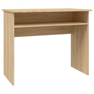 vidaXL Bureau Ch&ecirc;ne sonoma 90x50x74 cm Bois d'ing&eacute;nierie