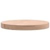 vidaXL Dessus de table &Oslash;40x4 cm rond bois massif de h&ecirc;tre