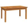vidaXL Ensemble de Mobilier 4 pcs Naturel Bois d'Acacia Massif