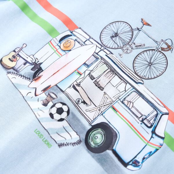 T-shirt pour enfants bleu clair 140